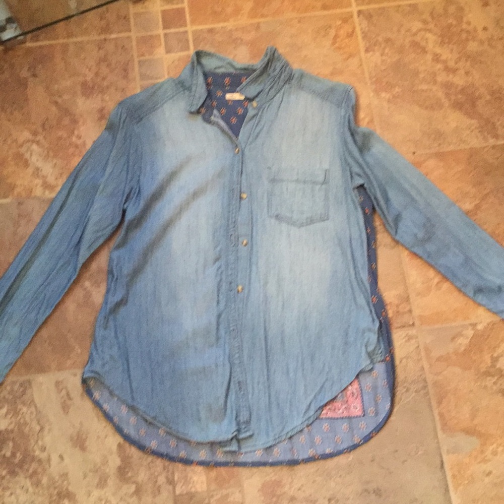 Hollister denim shirt